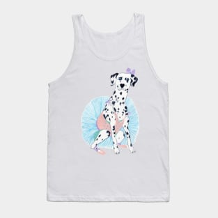 Dalmatian ballerina Tank Top